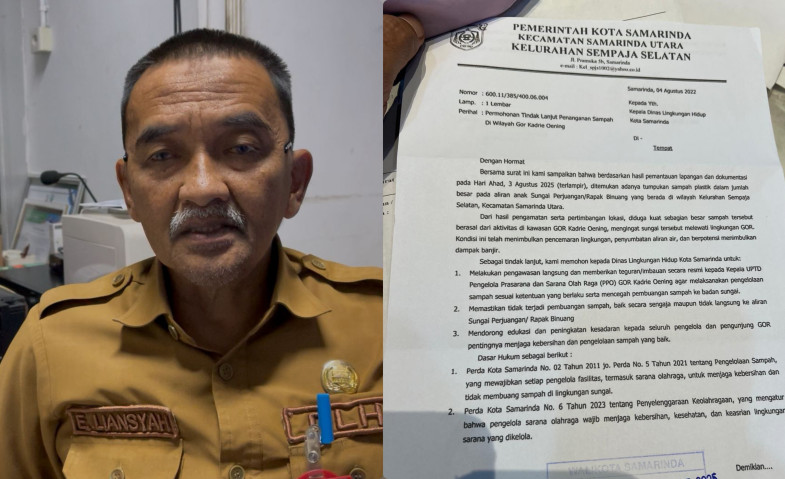 Terima Laporan Resmi, DLH Samarinda Siapkan Sanksi untuk Pengelola GOR Kadrie Oening