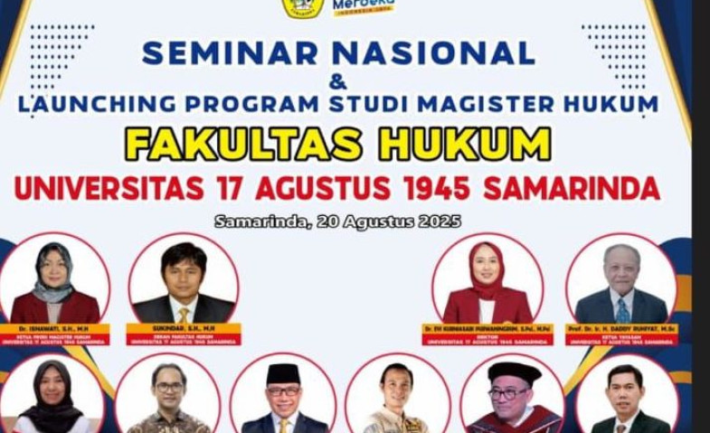 Untag Samarinda Buka Program Magister Hukum, Ingin Cetak Pemikir Hukum Kritis