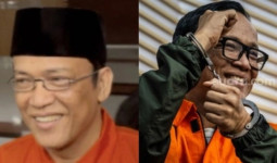 Eks Wamenaker Noel Pamer Gaya Baru Pakai Peci Hitam Saat Diperiksa KPK: Biar Keren!