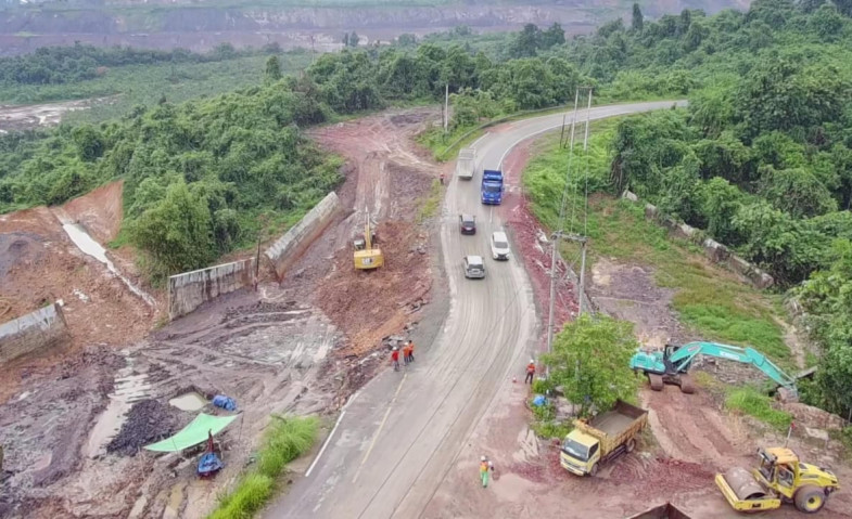 Jalan Poros Sangatta-Bengalon Sudah Dua Arah