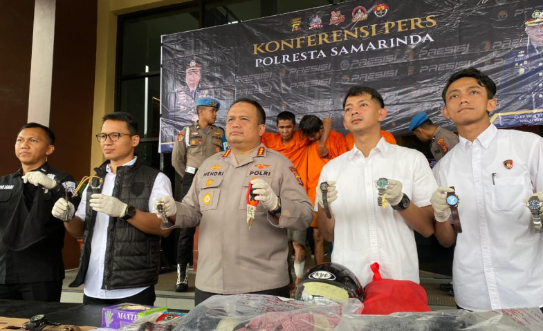 Polisi Bekuk Komplotan Pembobol Rumah Asal Makassar yang Bikin Resah Warga Samarinda