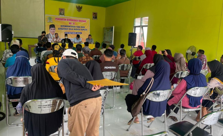 Bang Ayub Ajak Warga Desa Kahala Wujudkan Pemerintahan Berbasis Nilai Budaya Bangsa