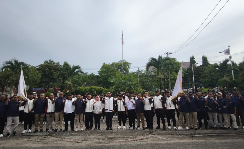 Bidik Tiga Besar, Wagub Kaltim Lepas 156 Atlet ke PON Beladiri 2025 di Kudus