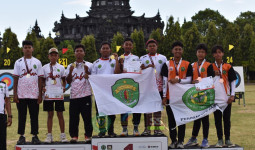 Kaltim Puncaki Klasemen Sementara Kejurnas Panahan 2025 di Bali dengan Koleksi 4 Emas
