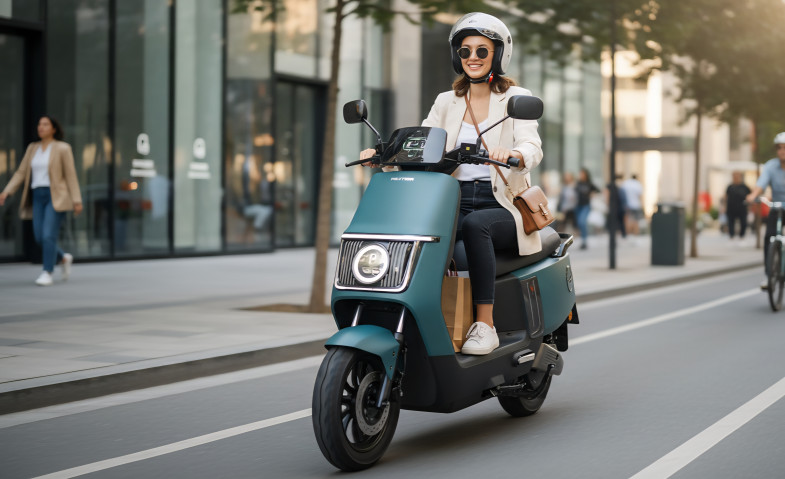 Mengapa Motor Listrik Adalah Pilihan Tepat untuk Perempuan Urban Produktif