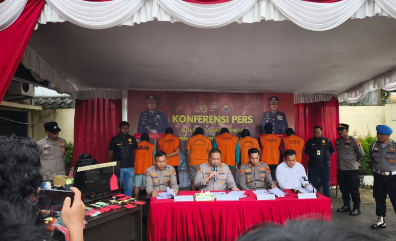Polisi Amankan 6 Motor dari Tangan 4 Pelaku Curanmor di Samarinda