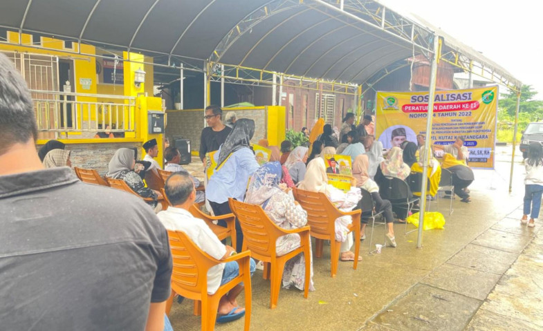 Bang Ayub Gelar Sosperda di Desa Kota Bangun Sebarang, Ingatkan Bahaya Narkoba