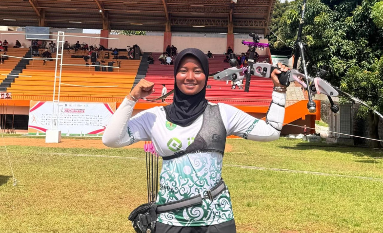 Emas dari Latifah Qurotaayun Rahmawati untuk Kaltim di POPNAS XVII Jakarta 2025