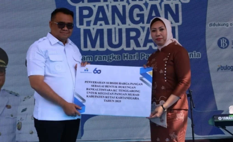 Gerakan Pangan Murah Kukar, Kolaborasi Bankaltimtara dan TPID Kukar Jaga Ketahanan Pangan