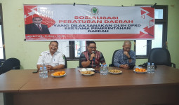 Guntur Gelar Sosperda di Desa Panca Jaya, Sampaikan Pentingnya Pemahaman Mendalam tentang Pancasila