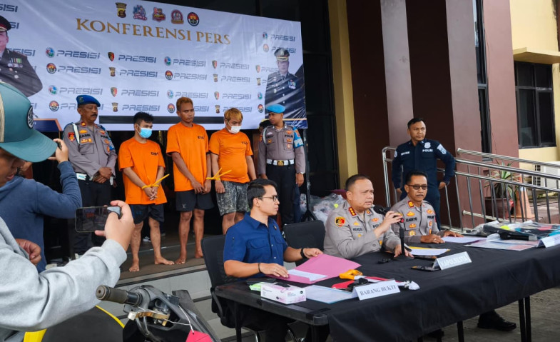 Jauh-jauh dari Makassar, Residivis Ini Ditangkap Polisi Akibat Terlibat 4 Kasus Penjambretan di Samarinda