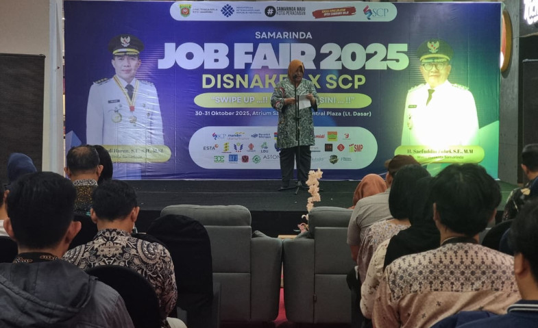 Kepala Disnaker Tunggu Laporan Jumlah Pendaftar yang Diterima dari Samarinda Job Fair 2025