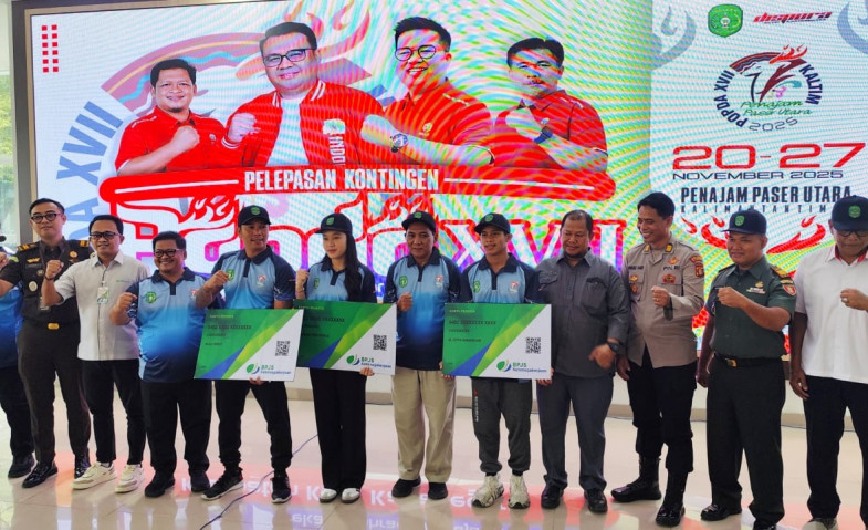 Sebanyak 238 Atlet Pelajar Kukar Resmi Dilepas ke POPDA XVII Kaltim 2025