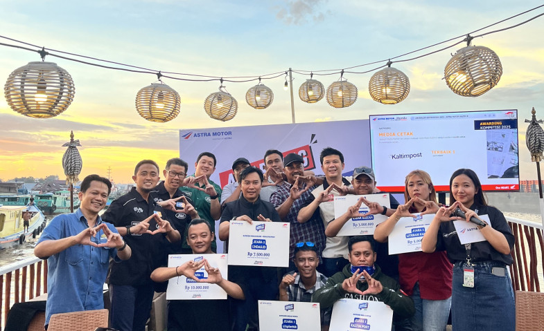 Apresiasi Insan Pers, Astra Motor Kaltin 2 Gelar Awarding Astra Motor Journalist Competition 2025
