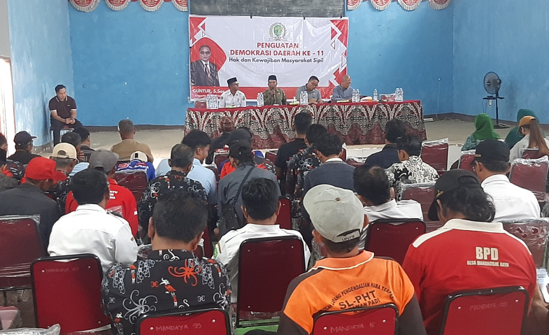 Guntur Sampaikan Hak dan Kewajiban Masyarakat Sipil di Anggana