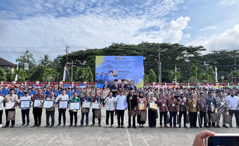 Seno Aji Tekankan Nilai Pengabdian dan Perjuangan pada Peringatan Hari Bakti PU ke-80