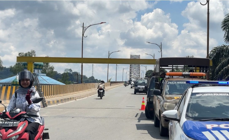 Akses Jembatan Mahulu Kembali Normal, Ini Hasil Uji Geometri Pasca Ditabrak Ponton Batu Bara