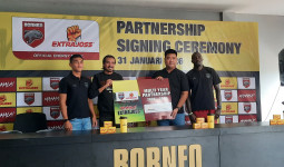 Extrajoss Resmi Kembali Jadi Sponsor Borneo FC Samarinda hingga 2027