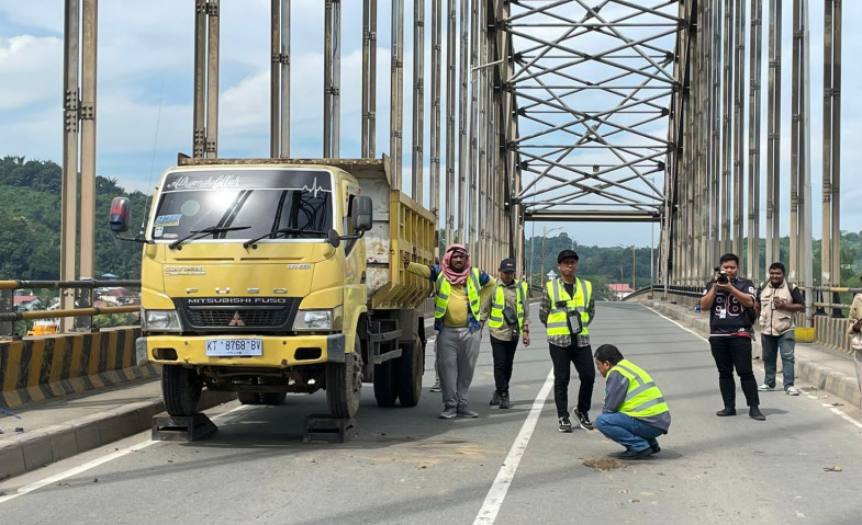 Hasil Uji Dinamis Struktur Jembatan Mahulu Bakal Disampaikan Setelah Proses Analisis Selesai