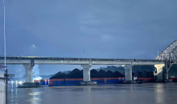 Jembatan Mahulu Bisa Ambruk Jika Ditabrak Tongkang Terus