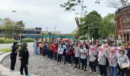 Kejar Predikat RBRA Utama, DP2PA Samarinda Gelar Simulasi Kebencanaan di Taman Cerdas PKK