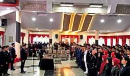 Bupati Kukar Aulia Rahman Basri Lantik 124 Pejabat Baru