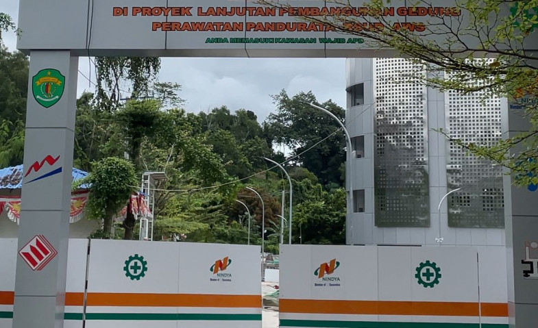 Gedung Pandurata RSUD AWS  Hampir Rampung, Pengadaan Alat Kesehatan Bernilai Rp150 Miliar Dimulai Tahun Ini