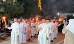 Pawai Obor Warnai Tahrib Ramadan SD Islamic Center
