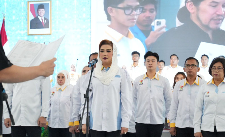 Sarifah Suraidah Resmi Dilantik Sebagai Ketua KORMI Kaltim, Bunga Rengganis Sekretaris