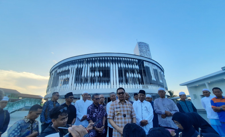 Andi Harun Tinjau Renovasi Masjid Ash Shabirin, Ditarget Rampung Tiga Bulan Lagi