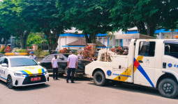 Dishub Samarinda Tertibkan Kendaraan Parkir Liar, Sembilan Unit Ditindak