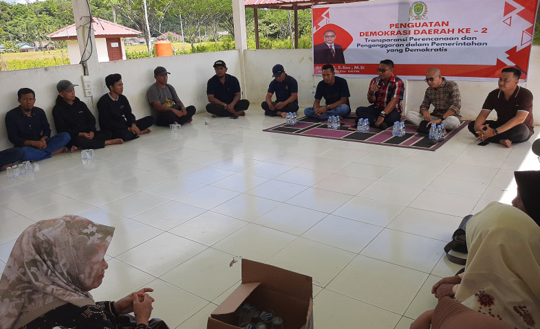 Gelar Penguatan Demokrasi di Sangasanga, Guntur Tekankan Pentingnya Transparansi dan Partisipasi Publik