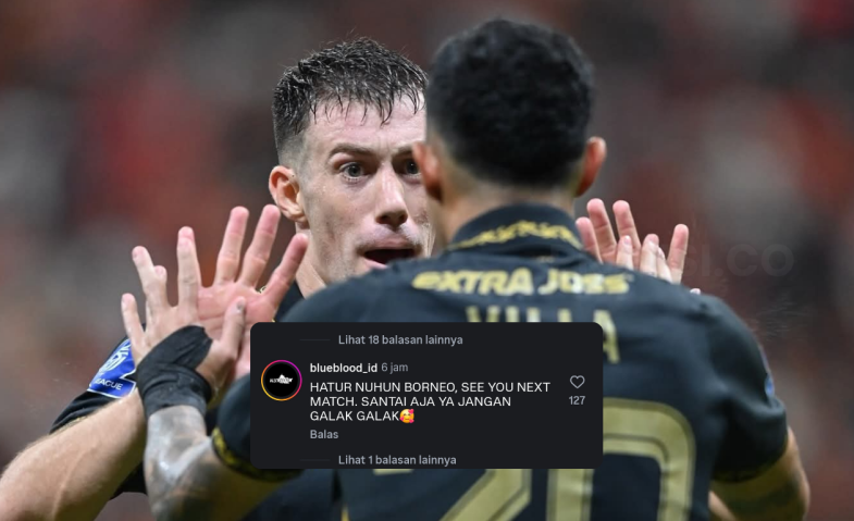 "Hatur Nuhun Borneo FC" Bobotoh Ramaikan Media Sosial Usai Pesut Etam Tahan Imbang Persija