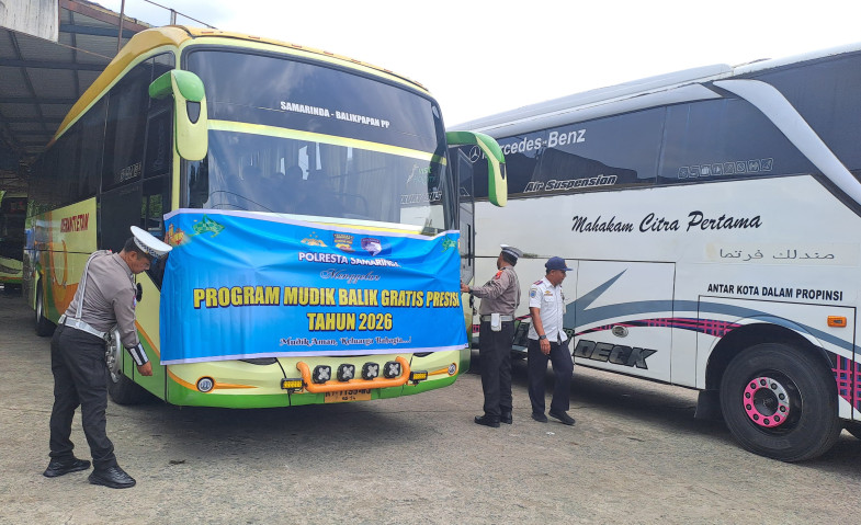 Mudik Gratis, 152 Penumpang Bis dari Terminal Sungai Kunjang ke Balikpapan Tanpa Biaya