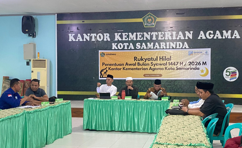 Rukyatul Hilal di Samarinda Belum Penuhi Syarat, Penentuan Idulfitri Tunggu Keputusan Menteri Agama