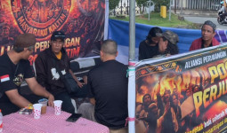 Aliansi Masyrakat Perjuangan Kaltim Tolak Bantuan Gubernur Rudy Mas’ud