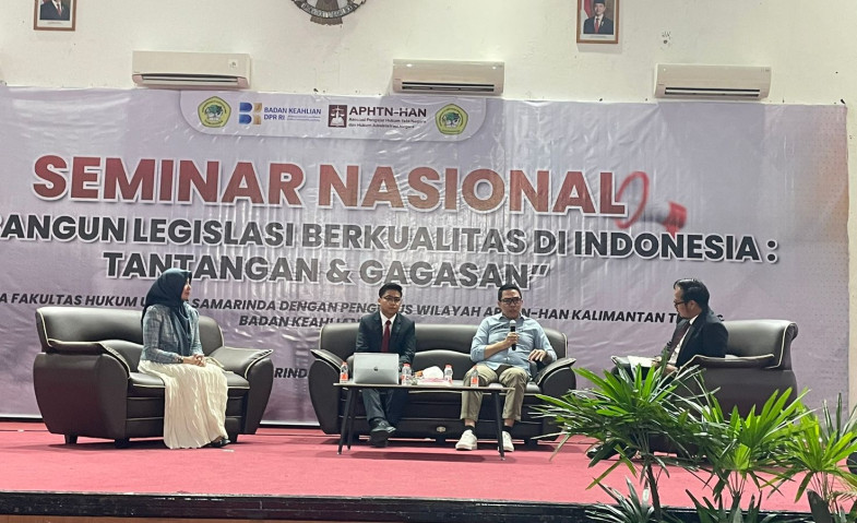 Andi Harun Soroti Empat Prinsip Legislasi dalam Seminar Nasional di Untag 45 Samarinda