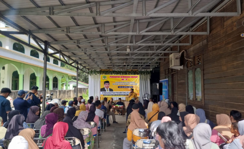 Bang Ayub Gelar PDD di Kembang Janggut, Dorong Literasi Politik Warga Kukar