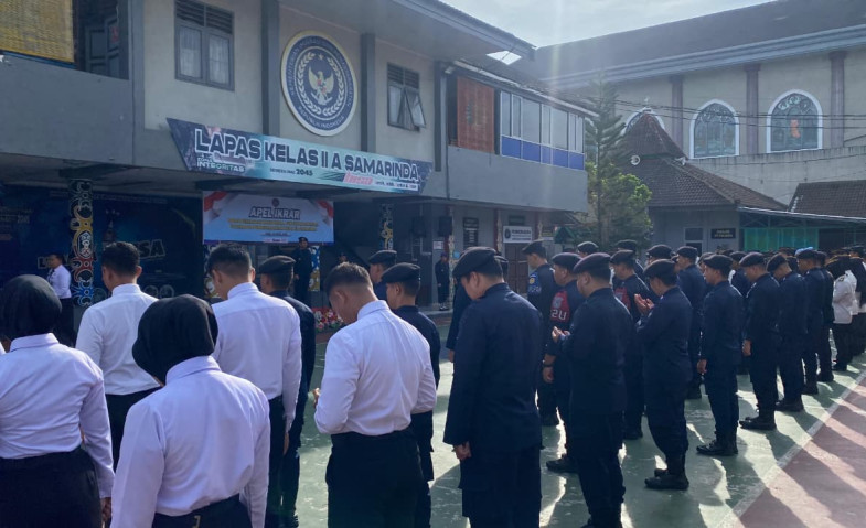 Ciptakan Lingkungan Bersih dari Pelanggaran, Lapas Kelas IIA Samarinda Deklarasikan Ikrar Zero Halinar