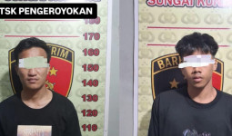 Polsek Sungai Kunjang Ringkus Dua Pelaku Pengeroyokan di Jembatan Mahulu