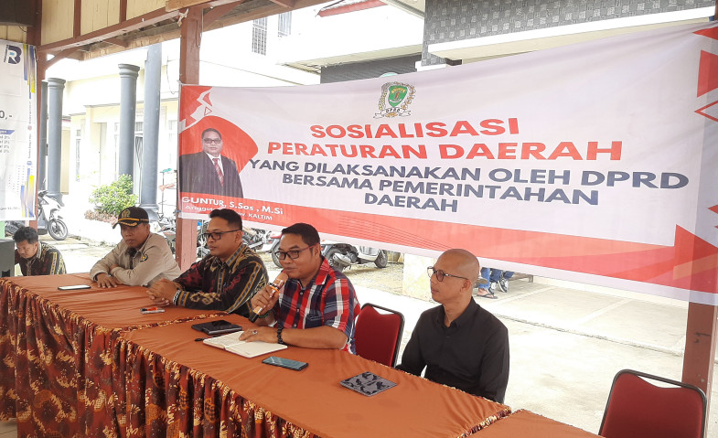 Sosper di Desa Bangun Rejo, Guntur Sampaikan Nilai-nilai Pancasila