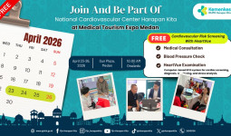 Tingkatkan Kesadaran Kesehatan Jantung, RS Jantung dan Pembuluh Darah Harapan Kita Hadir di Medical Tourism Expo Medan 2026