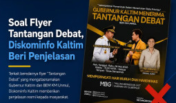 Pemprov Kaltim Bantah Flyer Debat yang Catut Nama Gubernur Rudy Mas’ud