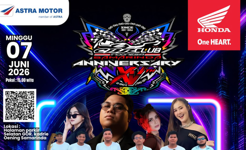 Astra Motor Kalimantan Timur 2 Perkuat Solidaritas Bikers Lewat Anniversary CCI Samarinda