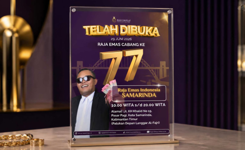 Raja Emas Hadir di Samarinda, Buka Cabang ke-77 di Kawasan Pasar Pagi
