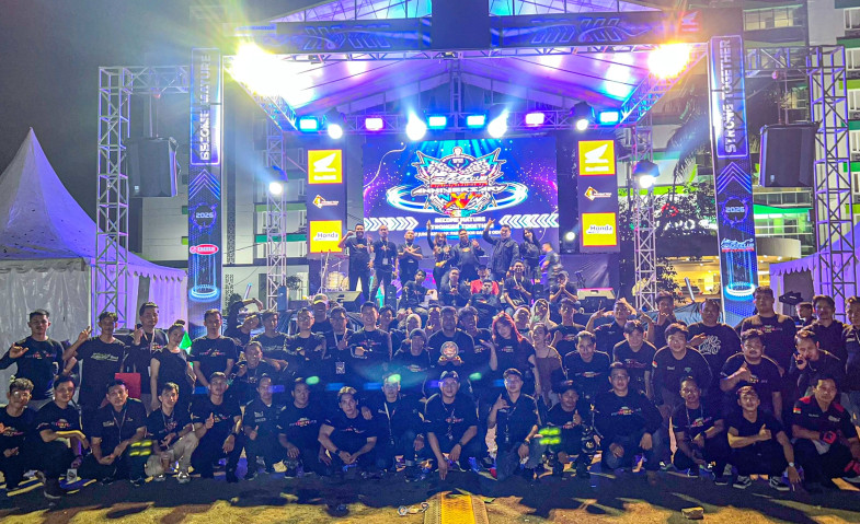 Ratusan Bikers Ramaikan Anniversary ke-15 CCI Samarinda