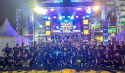 Ratusan Bikers Ramaikan Anniversary ke-15 CCI Samarinda
