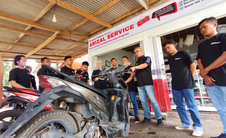 Bengkel Binaan Yayasan AHM Tumbuh Jadi Penopang Ekonomi Daerah