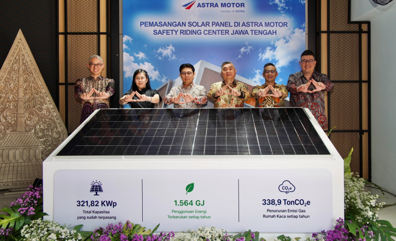 HUT Astra Motor ke-56, Perkuat Pemanfaatan Energi Bersih melalui Solar PV di Astra Motor Safety Riding Center Jawa Tengah