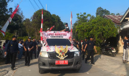 Pawai Kemerdekaan di Bayur, Lapas Narkotika Samarinda Ajak Warga Jauhi Narkoba